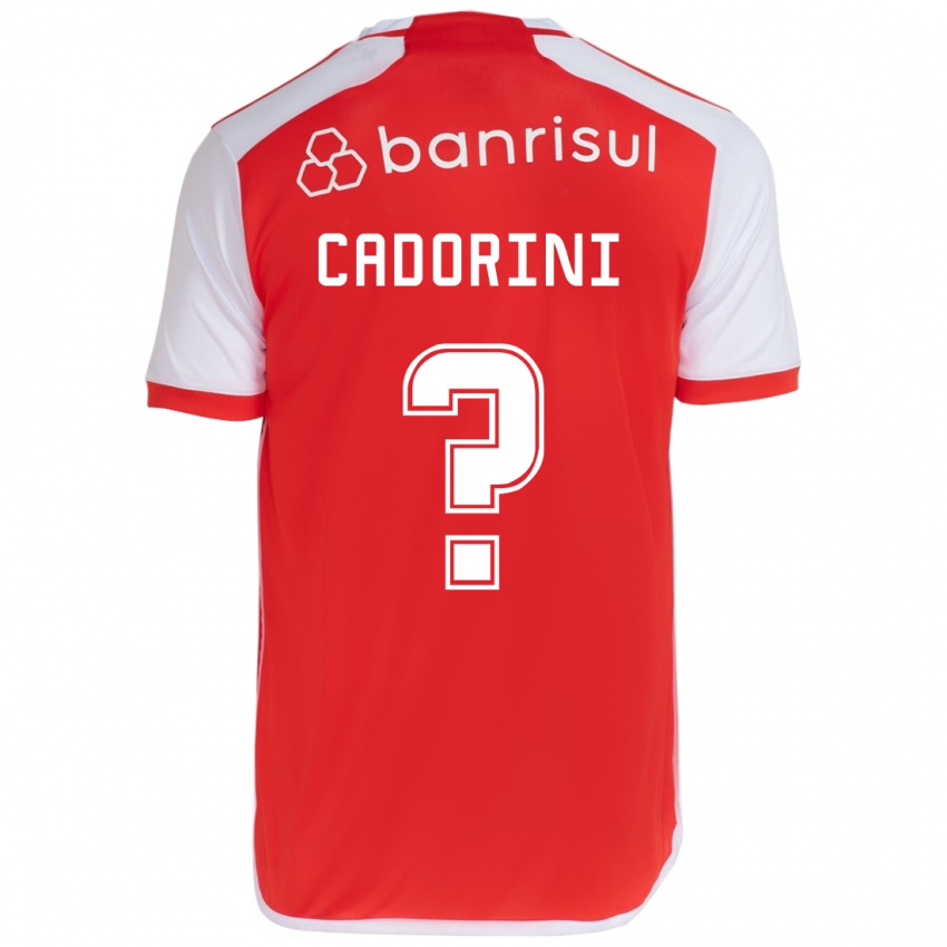 Niño Camiseta Matheus Cadorini #0 Rojo Blanco 1ª Equipación 2024/25 La Camisa Perú