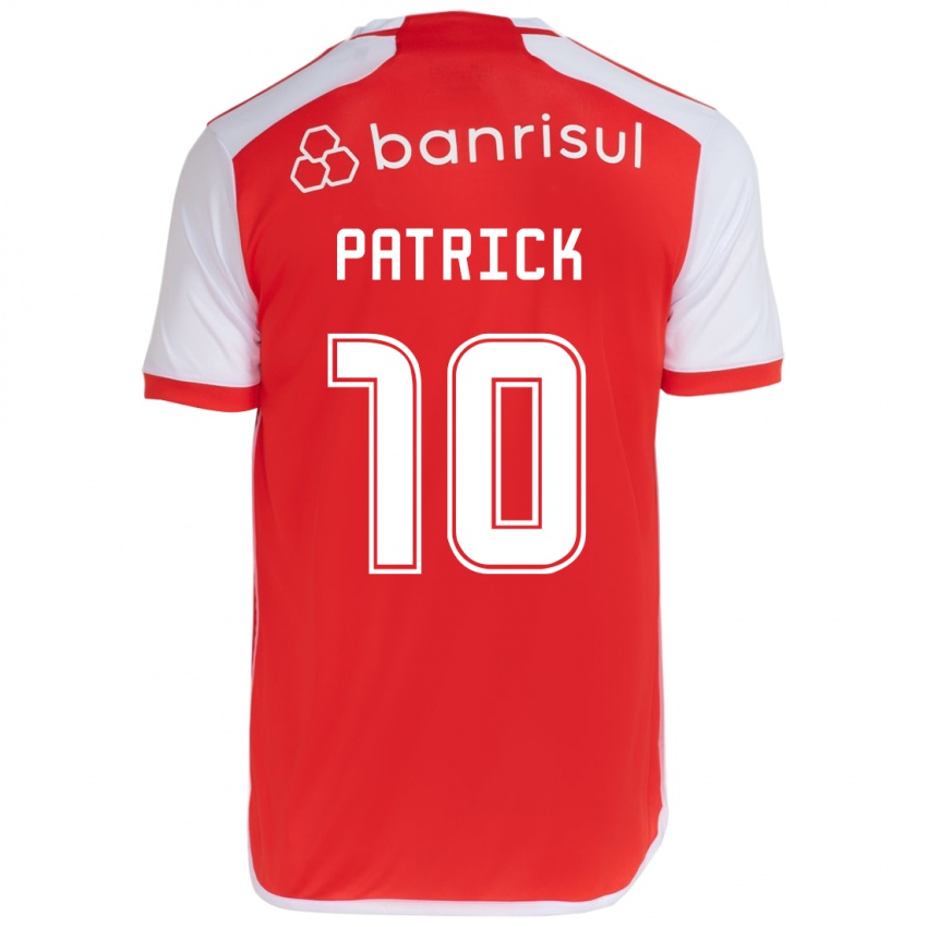 Niño Camiseta Alan Patrick #10 Rojo Blanco 1ª Equipación 2024/25 La Camisa Perú