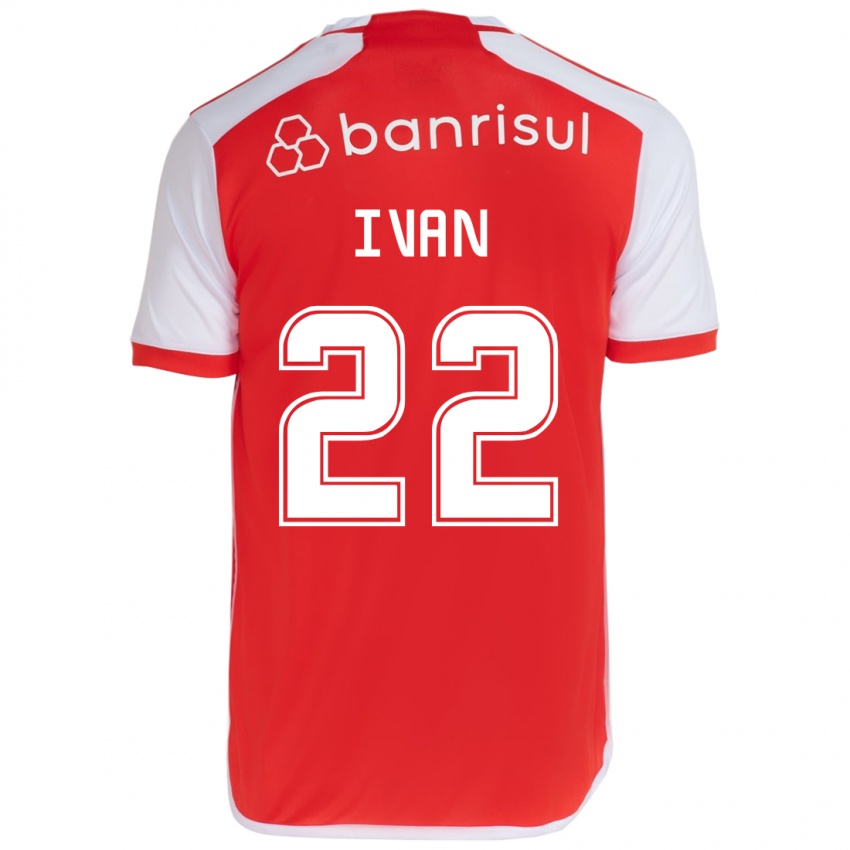 Niño Camiseta Ivan #22 Rojo Blanco 1ª Equipación 2024/25 La Camisa Perú