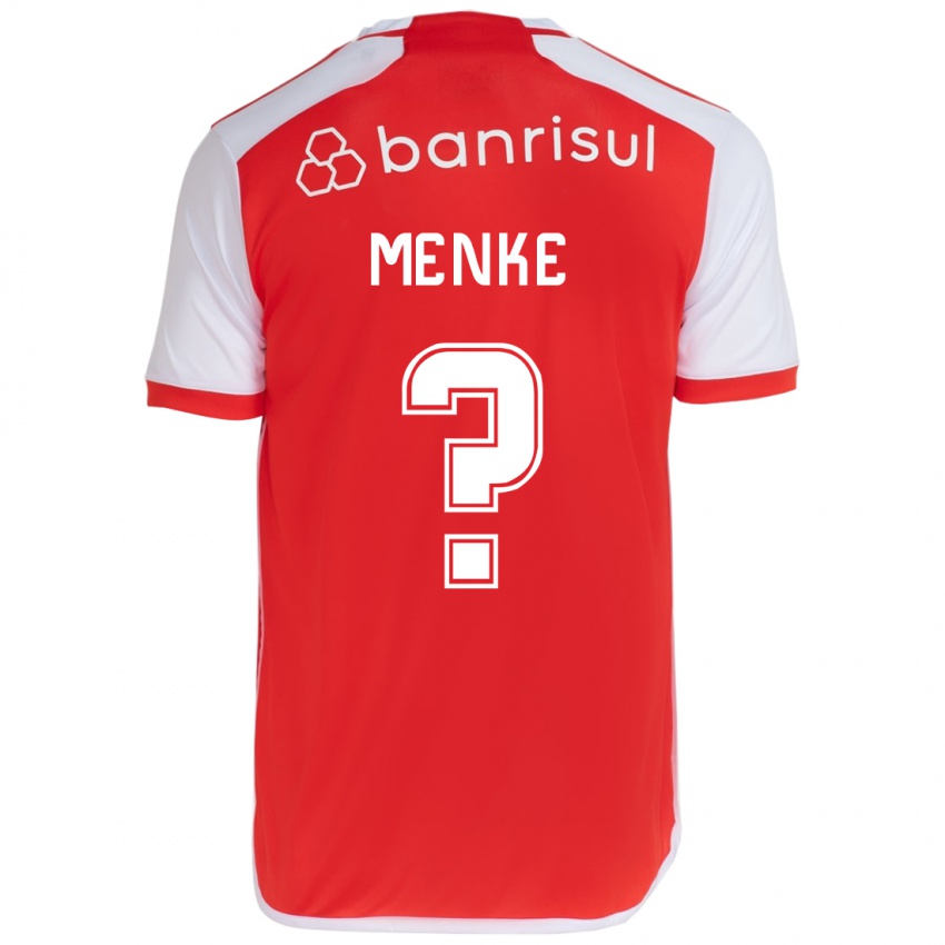 Niño Camiseta Henrique Menke #0 Rojo Blanco 1ª Equipación 2024/25 La Camisa Perú