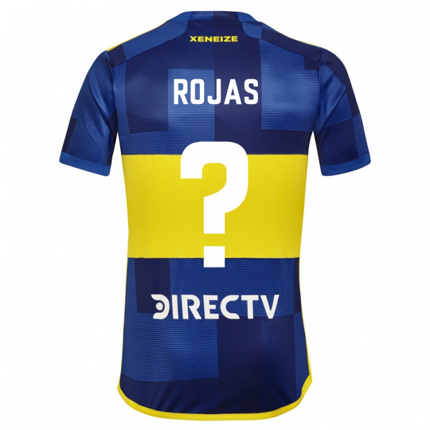 Niño Camiseta Ignacio Rojas #0 Azul Amarillo 1ª Equipación 2024/25 La Camisa Perú