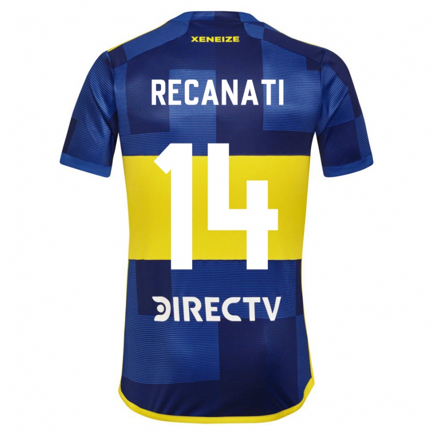 Niño Camiseta Bianca Recanati #14 Azul Amarillo 1ª Equipación 2024/25 La Camisa Perú