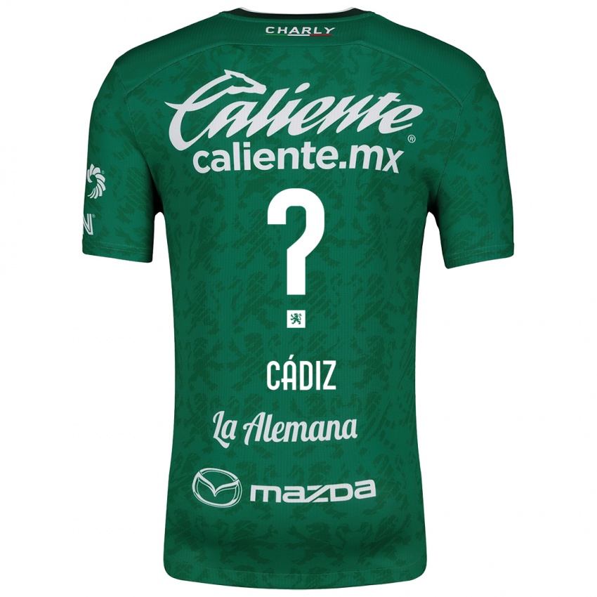 Niño Camiseta Jhonder Cádiz #0 Verde Blanco 1ª Equipación 2024/25 La Camisa Perú