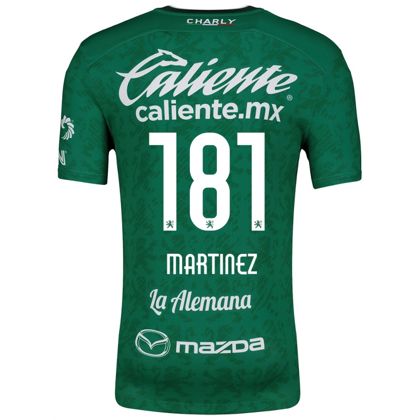 Niño Camiseta Irving Martínez #181 Verde Blanco 1ª Equipación 2024/25 La Camisa Perú