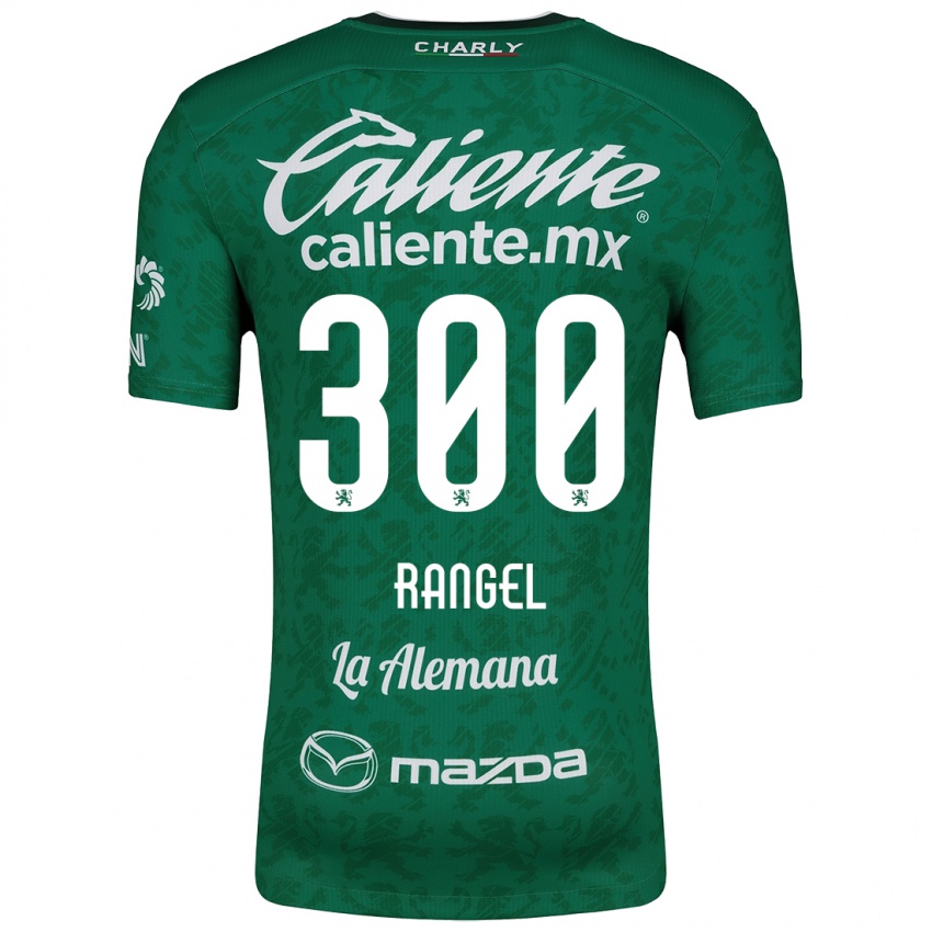 Niño Camiseta Luis Rangel #300 Verde Blanco 1ª Equipación 2024/25 La Camisa Perú