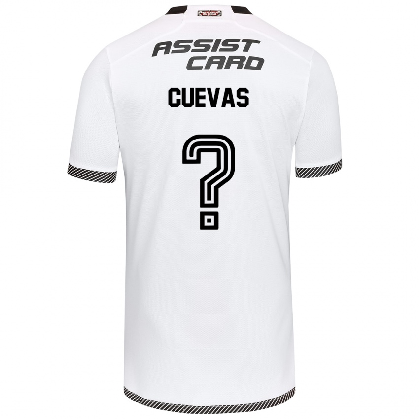 Niño Camiseta Yastin Cuevas #0 Blanco Negro 1ª Equipación 2024/25 La Camisa Perú