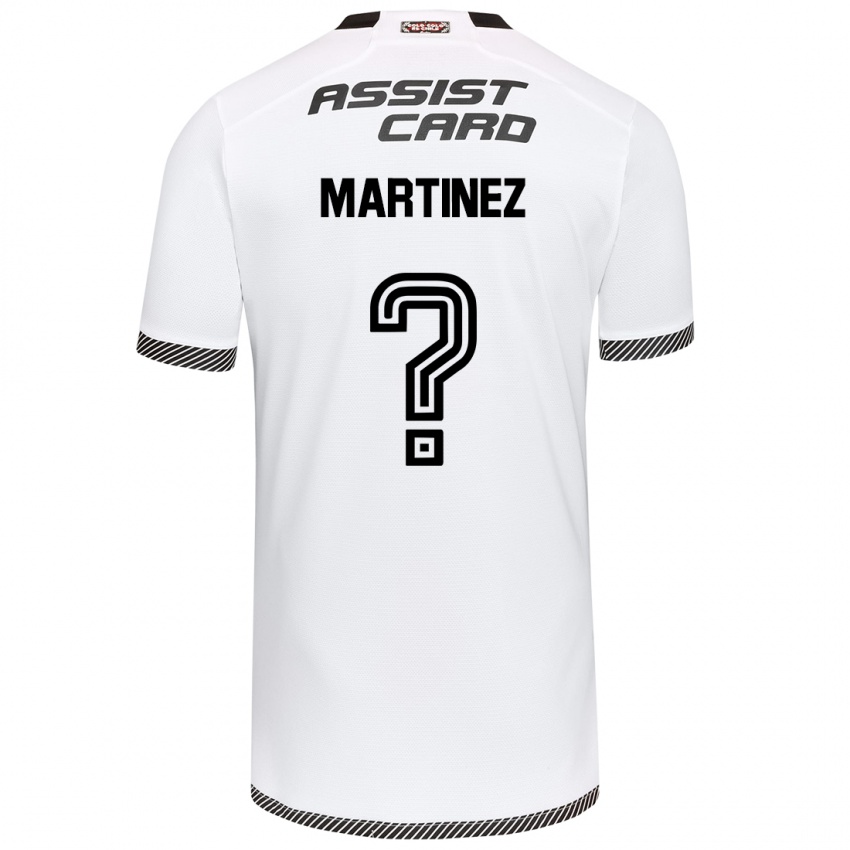 Niño Camiseta Iván Martínez #0 Blanco Negro 1ª Equipación 2024/25 La Camisa Perú