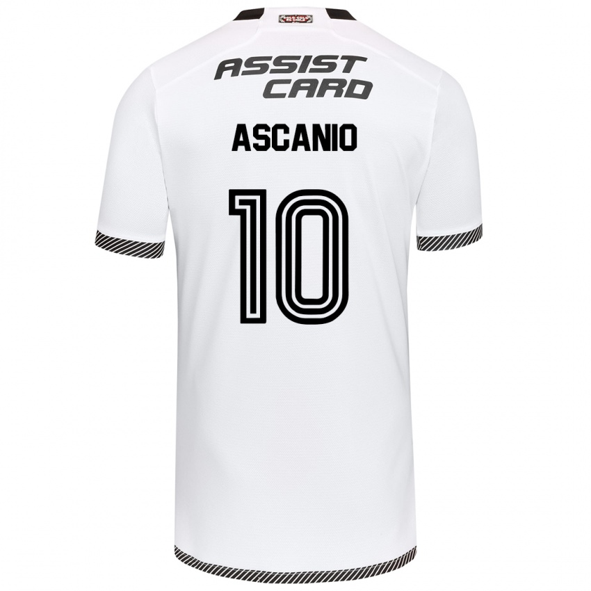 Niño Camiseta Yusmery Ascanio #10 Blanco Negro 1ª Equipación 2024/25 La Camisa Perú