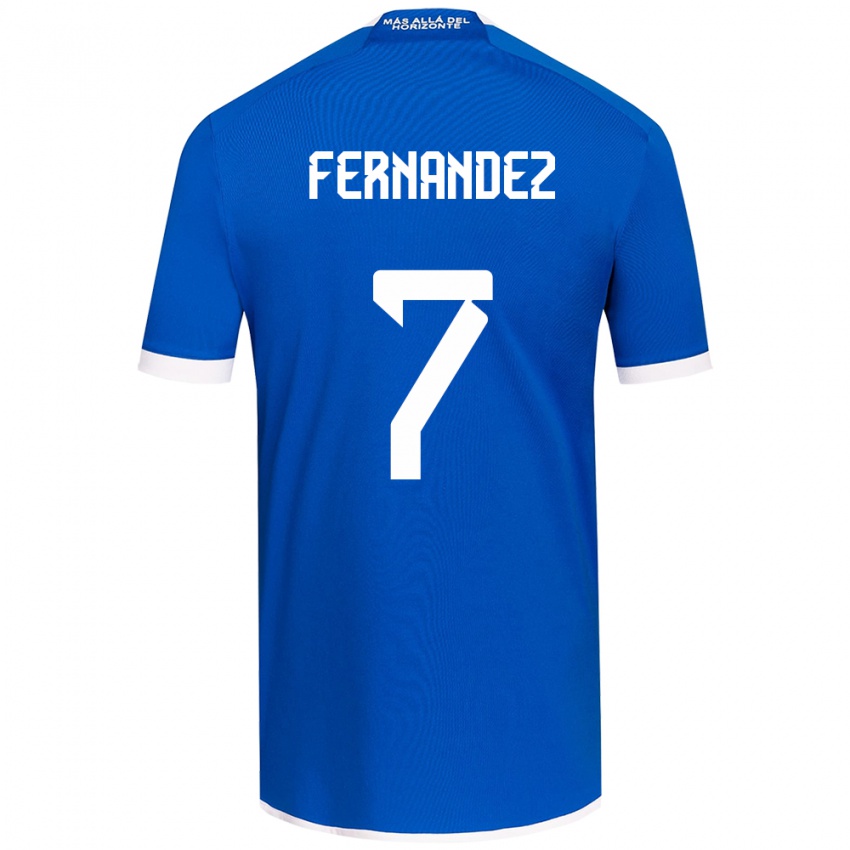 Niño Camiseta Rebeca Fernández #7 Azul Blanco 1ª Equipación 2024/25 La Camisa Perú