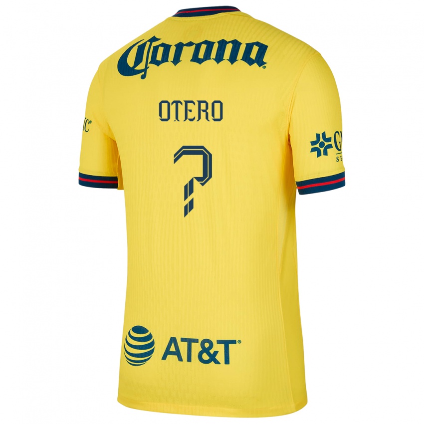 Niño Camiseta Juan Otero #0 Amarillo Azul 1ª Equipación 2024/25 La Camisa Perú