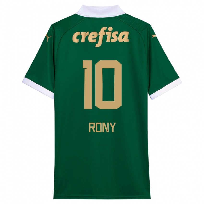 Niño Camiseta Rony #10 Verde Blanco 1ª Equipación 2024/25 La Camisa Perú