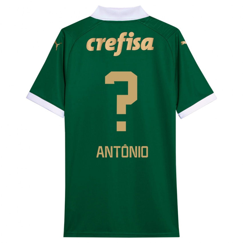 Niño Camiseta Diogo Antônio #0 Verde Blanco 1ª Equipación 2024/25 La Camisa Perú