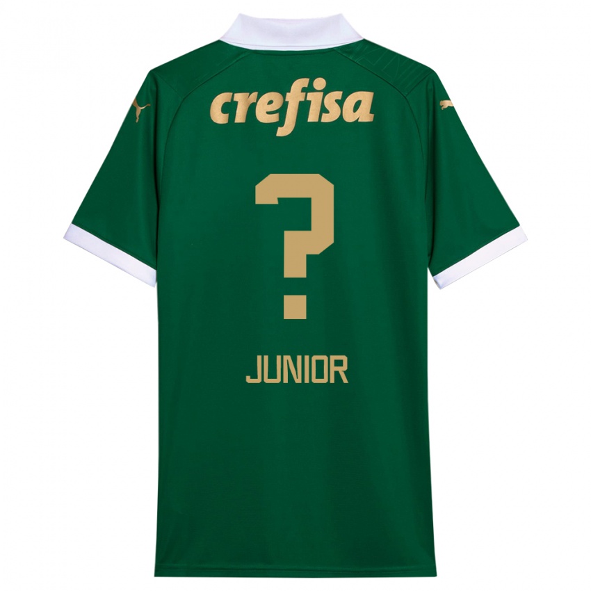 Niño Camiseta Gilberto Junior #0 Verde Blanco 1ª Equipación 2024/25 La Camisa Perú