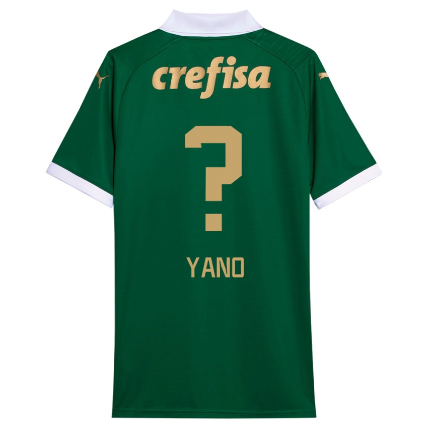 Niño Camiseta Luiz Yano #0 Verde Blanco 1ª Equipación 2024/25 La Camisa Perú