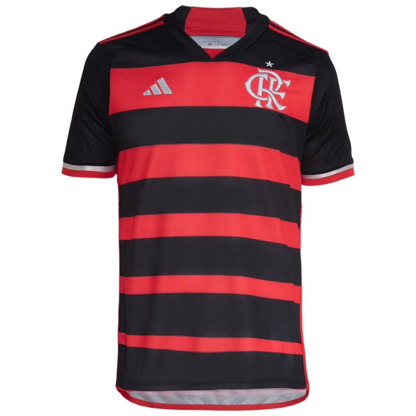 Niño Camiseta Everton #11 Negro Rojo 1ª Equipación 2024/25 La Camisa Perú