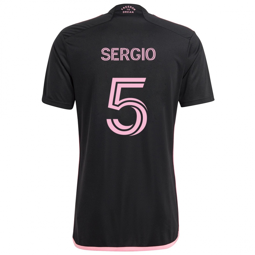 Niño Camiseta Sergio Busquets #5 Negro 2ª Equipación 2024/25 La Camisa Perú