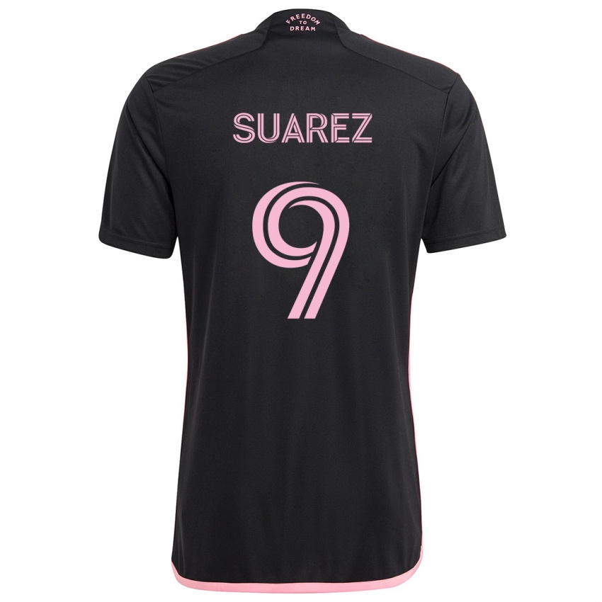 Niño Camiseta Luis Suárez #9 Negro 2ª Equipación 2024/25 La Camisa Perú