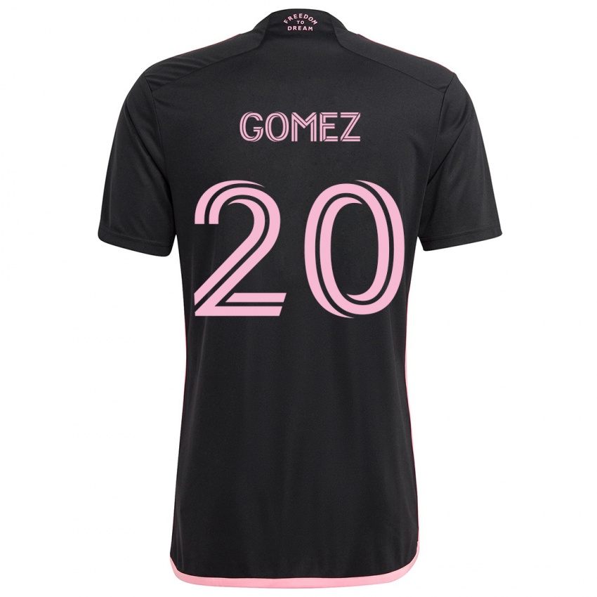 Niño Camiseta Diego Gómez #20 Negro 2ª Equipación 2024/25 La Camisa Perú