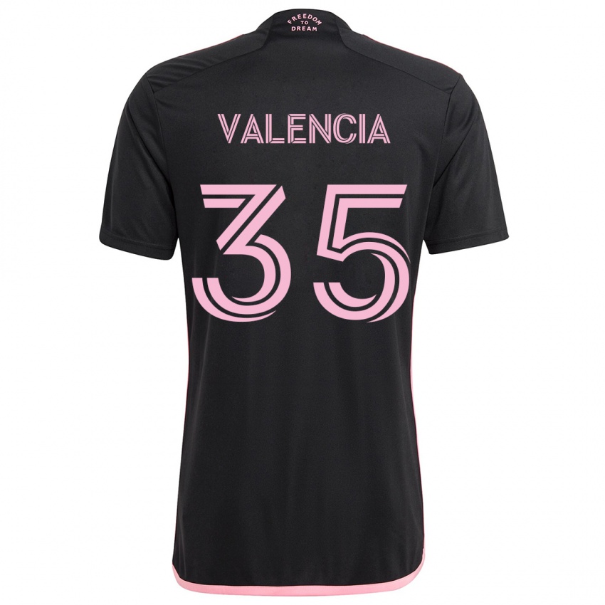 Niño Camiseta Felipe Valencia #35 Negro 2ª Equipación 2024/25 La Camisa Perú