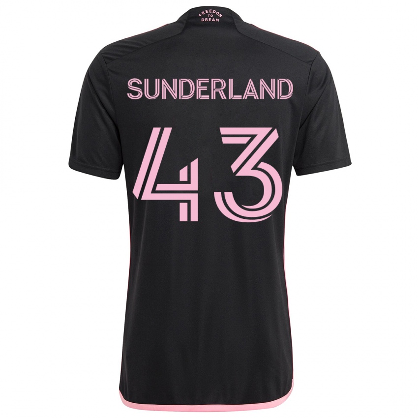 Niño Camiseta Lawson Sunderland #43 Negro 2ª Equipación 2024/25 La Camisa Perú