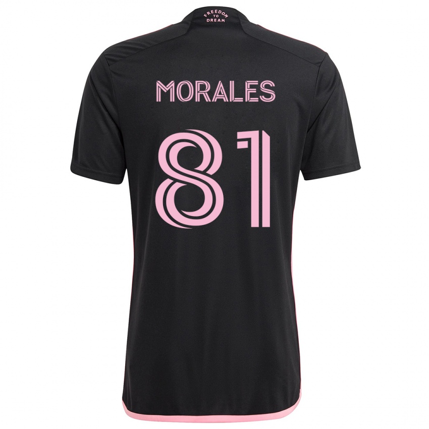 Niño Camiseta Santiago Morales #81 Negro 2ª Equipación 2024/25 La Camisa Perú