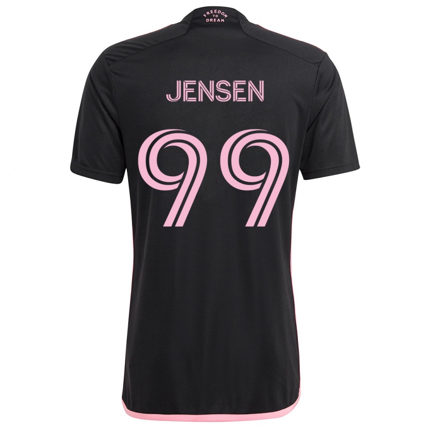 Niño Camiseta Cole Jensen #99 Negro 2ª Equipación 2024/25 La Camisa Perú