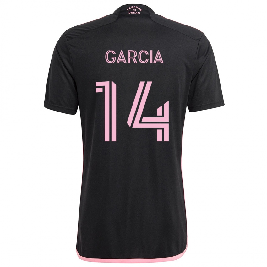 Niño Camiseta Santiago Garcia #14 Negro 2ª Equipación 2024/25 La Camisa Perú