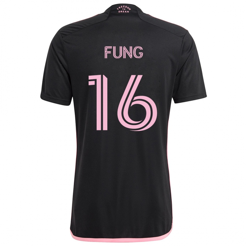 Niño Camiseta Victor Fung #16 Negro 2ª Equipación 2024/25 La Camisa Perú