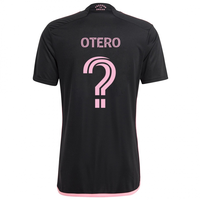 Niño Camiseta Sebastián Otero #0 Negro 2ª Equipación 2024/25 La Camisa Perú