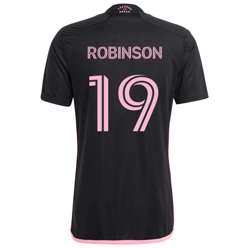 Niño Camiseta Robbie Robinson #19 Negro 2ª Equipación 2024/25 La Camisa Perú