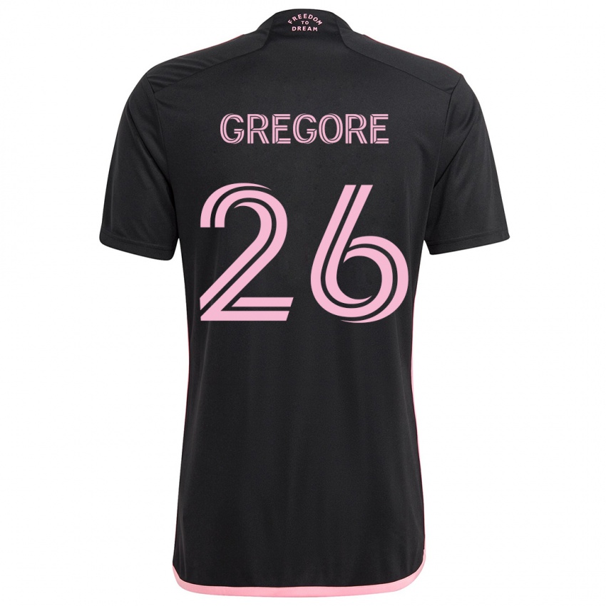 Niño Camiseta Gregore #26 Negro 2ª Equipación 2024/25 La Camisa Perú