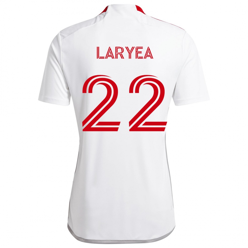 Niño Camiseta Richie Laryea #22 Blanco Rojo 2ª Equipación 2024/25 La Camisa Perú