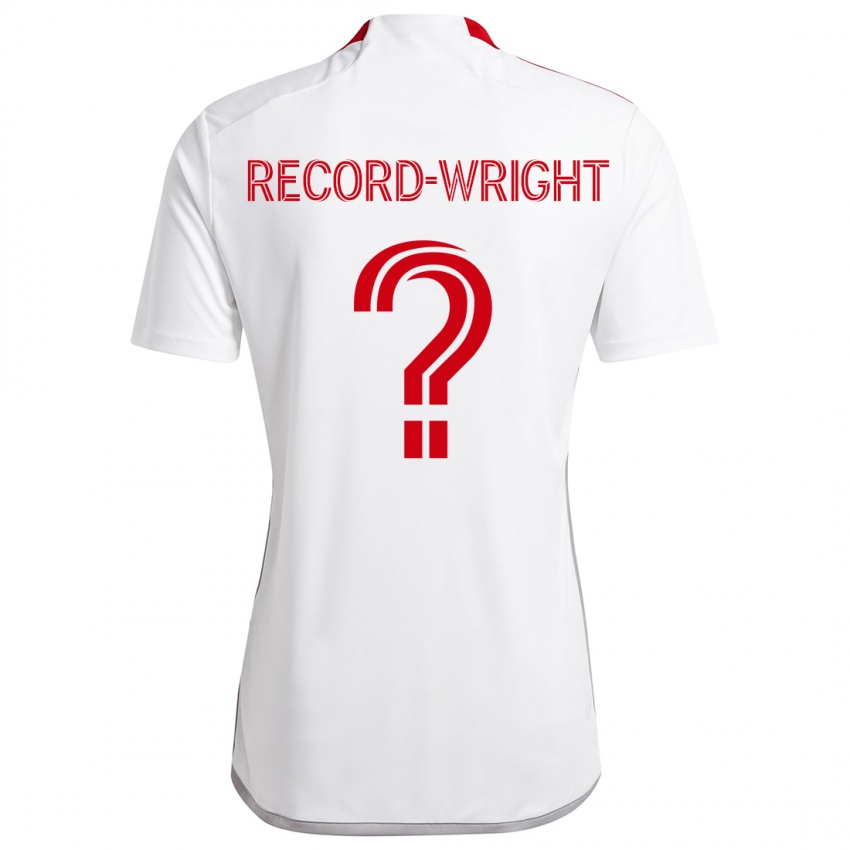 Niño Camiseta Kemari Record-Wright #0 Blanco Rojo 2ª Equipación 2024/25 La Camisa Perú