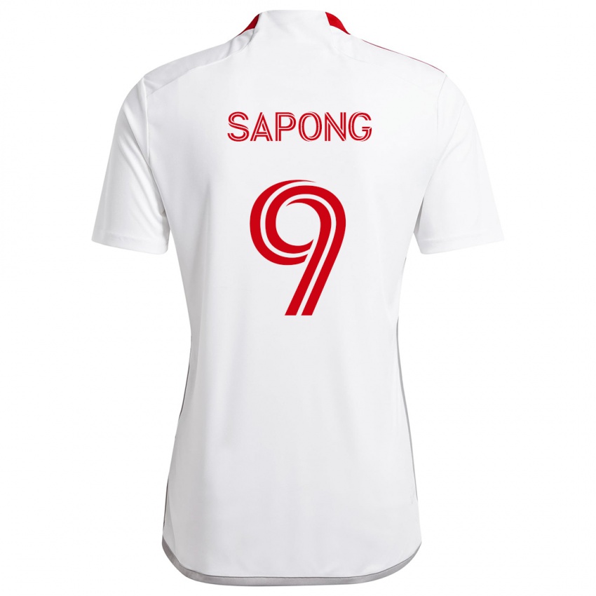 Niño Camiseta C.j. Sapong #9 Blanco Rojo 2ª Equipación 2024/25 La Camisa Perú