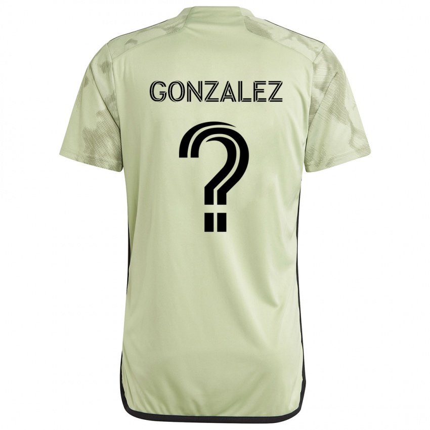 Niño Camiseta Mario González #0 Verde Claro 2ª Equipación 2024/25 La Camisa Perú