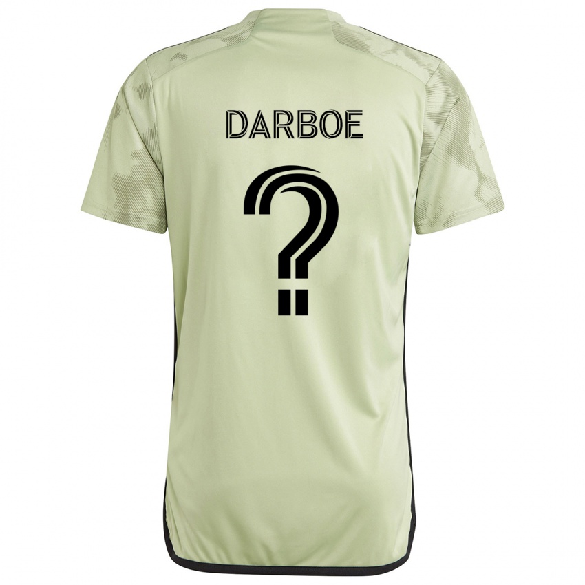 Niño Camiseta Bajung Darboe #0 Verde Claro 2ª Equipación 2024/25 La Camisa Perú