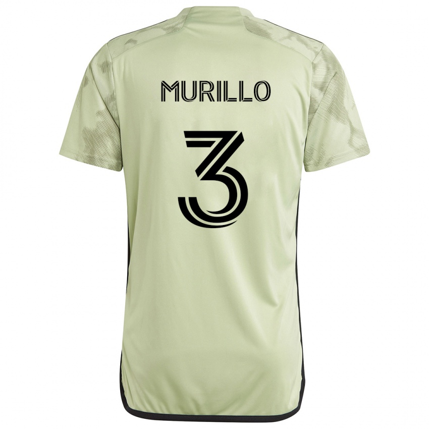 Niño Camiseta Jesús Murillo #3 Verde Claro 2ª Equipación 2024/25 La Camisa Perú