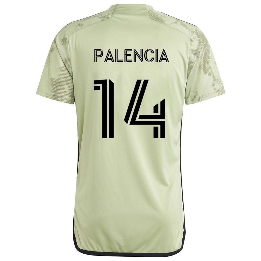 Niño Camiseta Sergi Palencia #14 Verde Claro 2ª Equipación 2024/25 La Camisa Perú