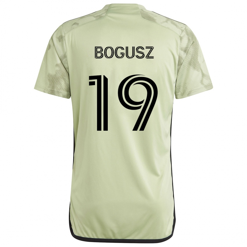 Niño Camiseta Mateusz Bogusz #19 Verde Claro 2ª Equipación 2024/25 La Camisa Perú