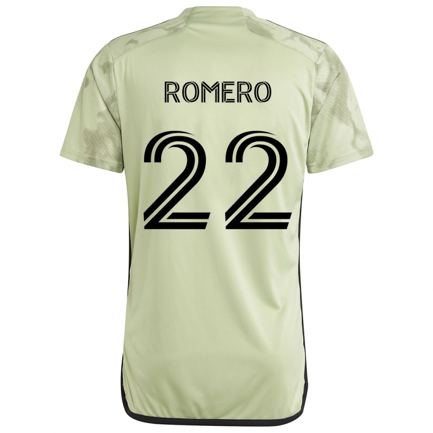 Niño Camiseta Abraham Romero #22 Verde Claro 2ª Equipación 2024/25 La Camisa Perú