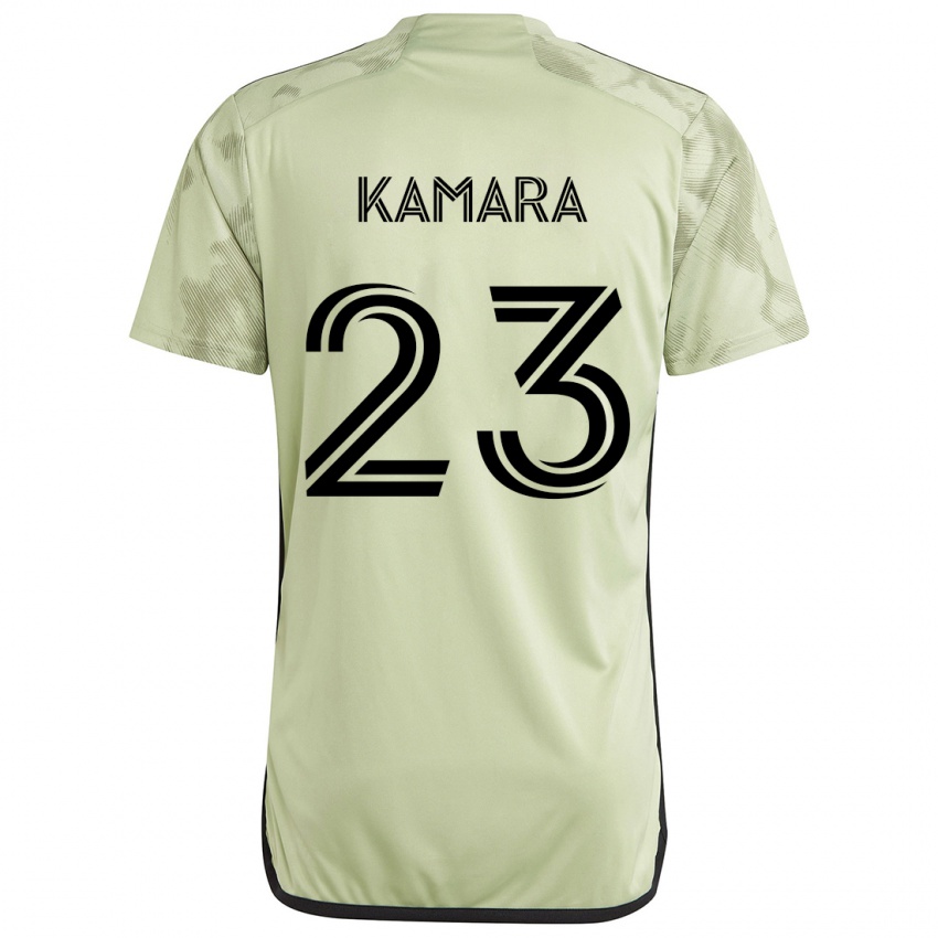 Niño Camiseta Kei Kamara #23 Verde Claro 2ª Equipación 2024/25 La Camisa Perú