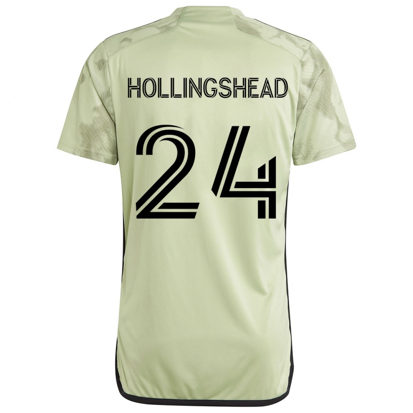 Niño Camiseta Ryan Hollingshead #24 Verde Claro 2ª Equipación 2024/25 La Camisa Perú