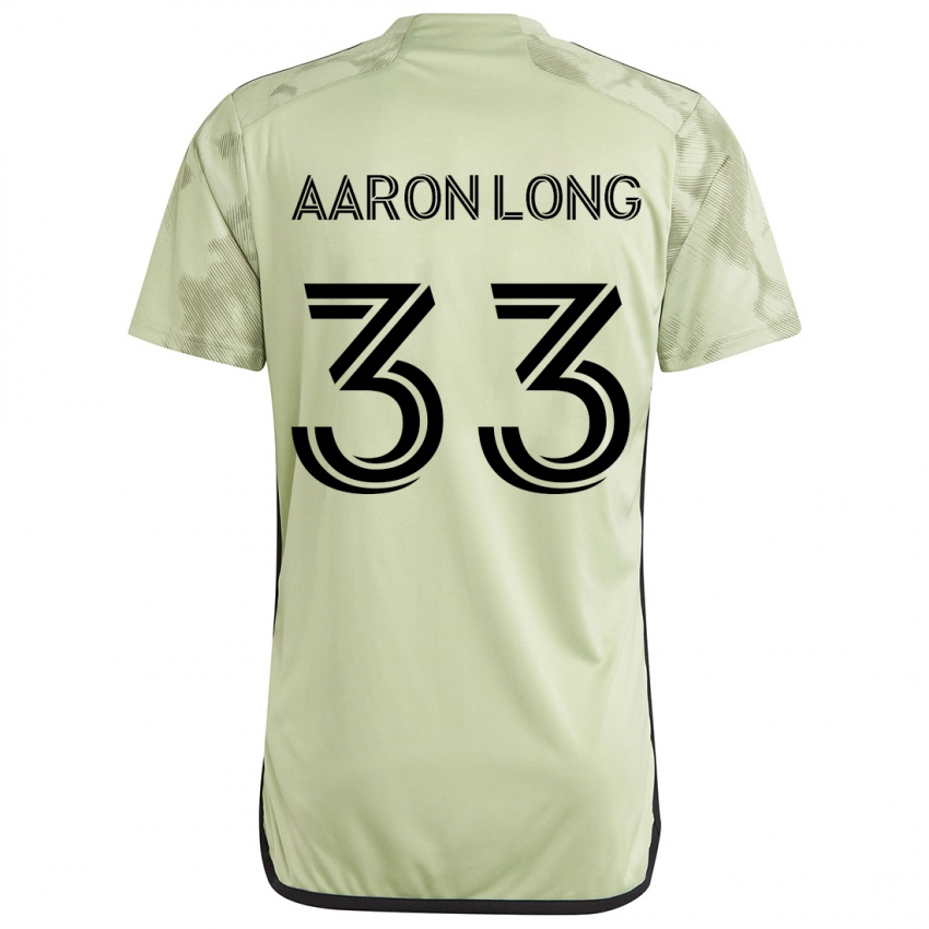 Niño Camiseta Aaron Long #33 Verde Claro 2ª Equipación 2024/25 La Camisa Perú