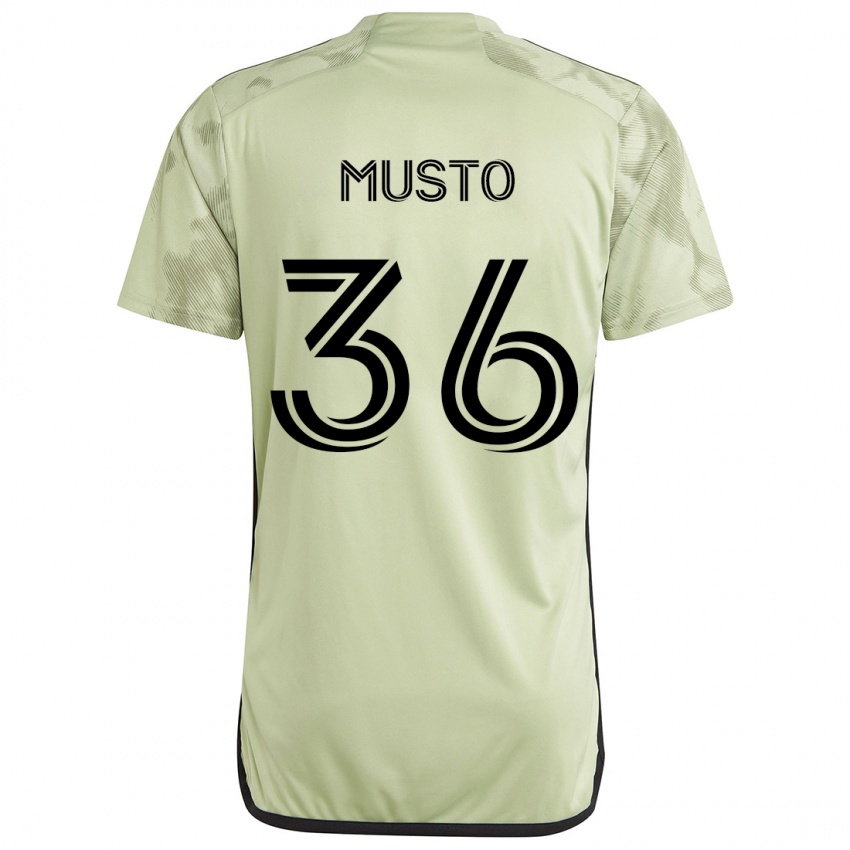 Niño Camiseta Tommy Musto #36 Verde Claro 2ª Equipación 2024/25 La Camisa Perú