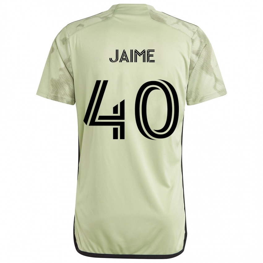 Niño Camiseta Christopher Jaime #40 Verde Claro 2ª Equipación 2024/25 La Camisa Perú