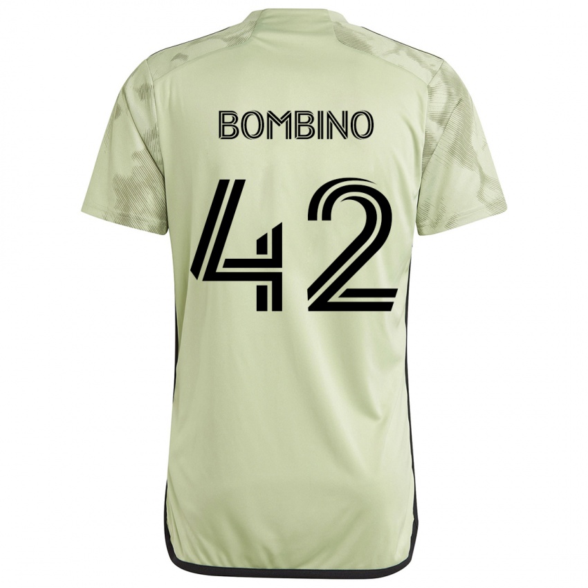 Niño Camiseta Luca Bombino #42 Verde Claro 2ª Equipación 2024/25 La Camisa Perú