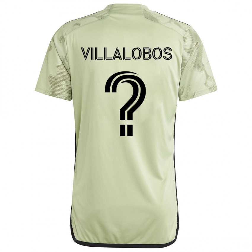 Niño Camiseta Kristian Villalobos #0 Verde Claro 2ª Equipación 2024/25 La Camisa Perú