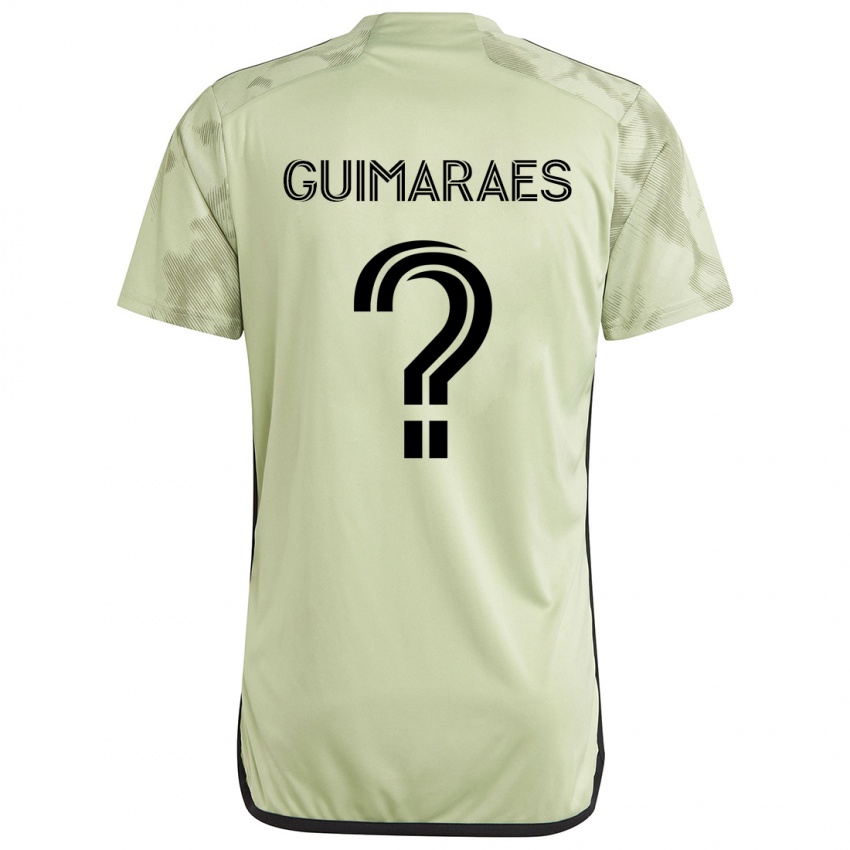 Niño Camiseta Pedro Guimaraes #0 Verde Claro 2ª Equipación 2024/25 La Camisa Perú