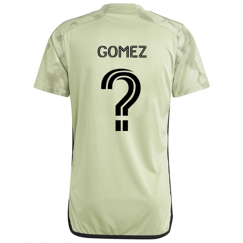 Niño Camiseta Azyk Gomez #0 Verde Claro 2ª Equipación 2024/25 La Camisa Perú