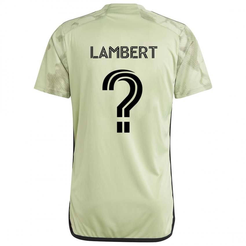 Niño Camiseta Liam Lambert #0 Verde Claro 2ª Equipación 2024/25 La Camisa Perú